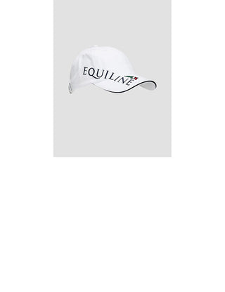 Equiline verstelbare pet met Equiline Logo wit