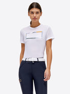 RG T-shirt mesh korte mouwen dames wit