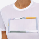 RG T-shirt mesh korte mouwen dames wit