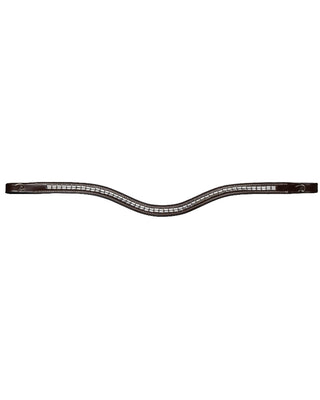 Dyon US Collection Silver Clincher V-Shaped Frontriem bruin